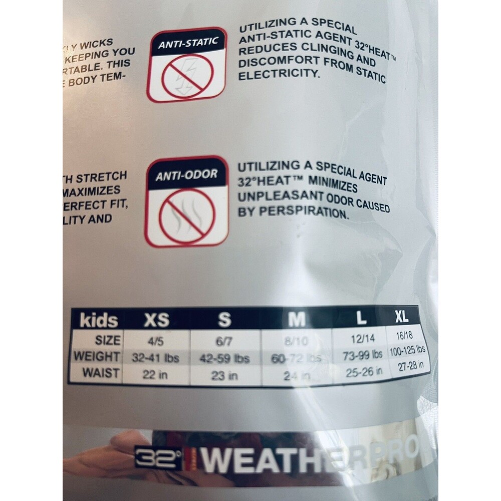 32 Degrees Heat Kids Thermal Set L 12/14 Pink Long Sleeve & Leggings - Picture 4 of 6